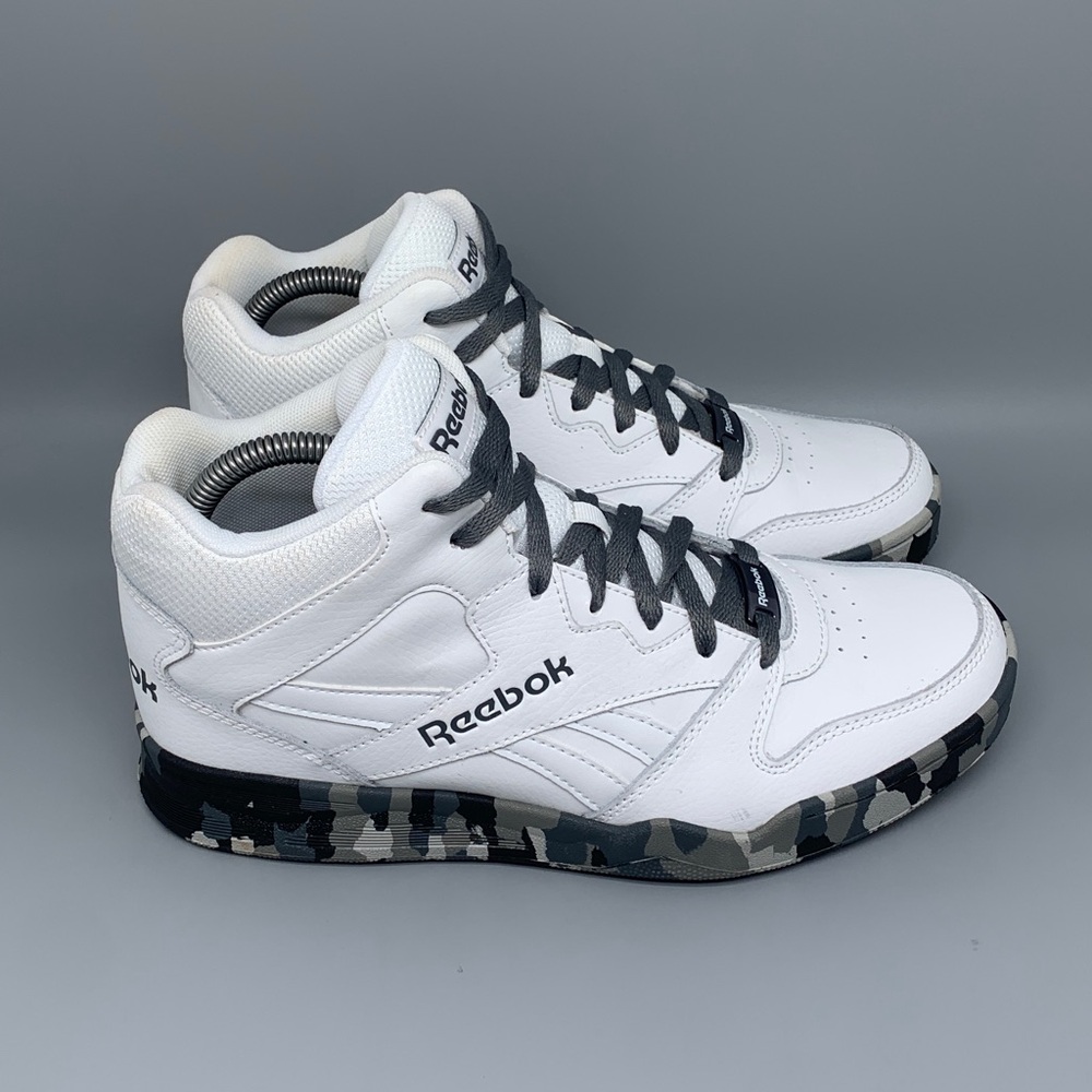 Reebok Lite 2.0 Mid‎ White Black Running Shoes FX3476 Men’s Sz 7.5